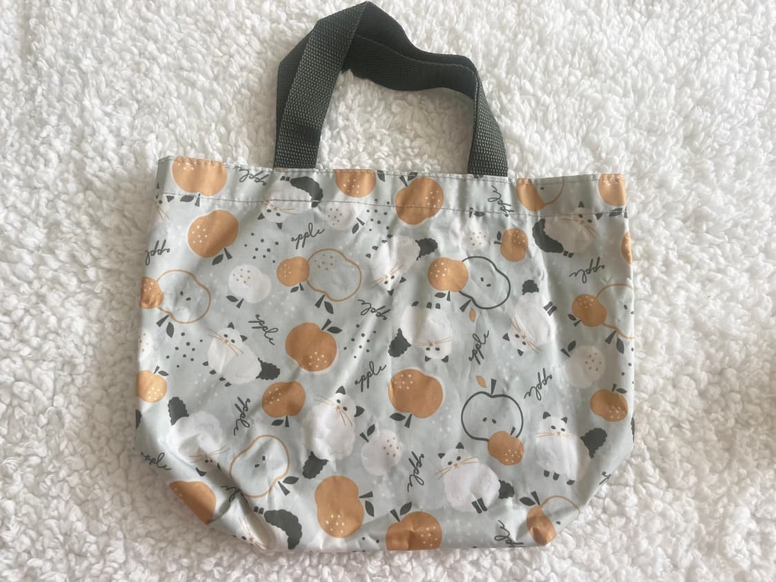 모리걸 빈티지 고양이 토트백 🐱🍊🍏 상품이미지1