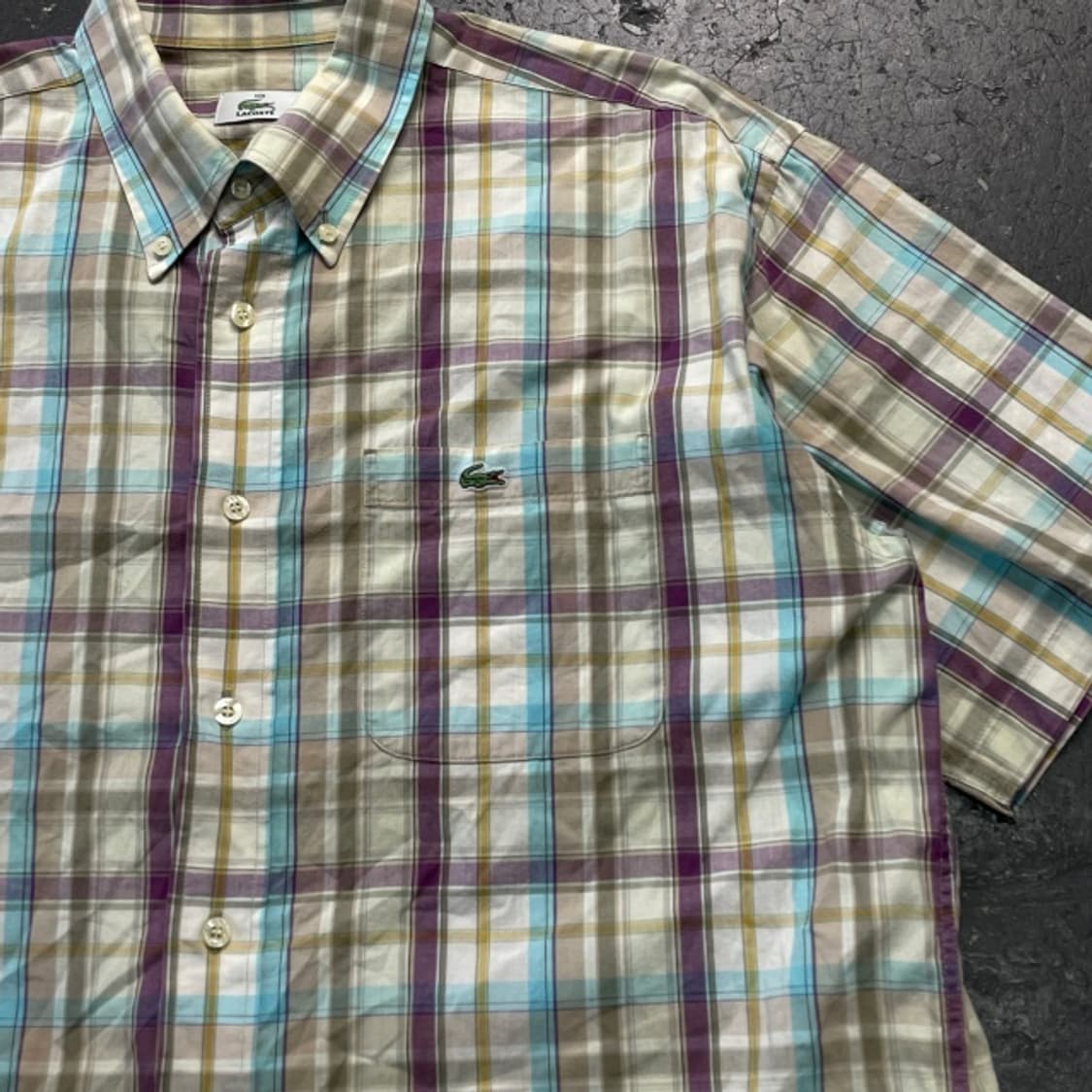 105 라코스테 체크셔츠  상품이미지2