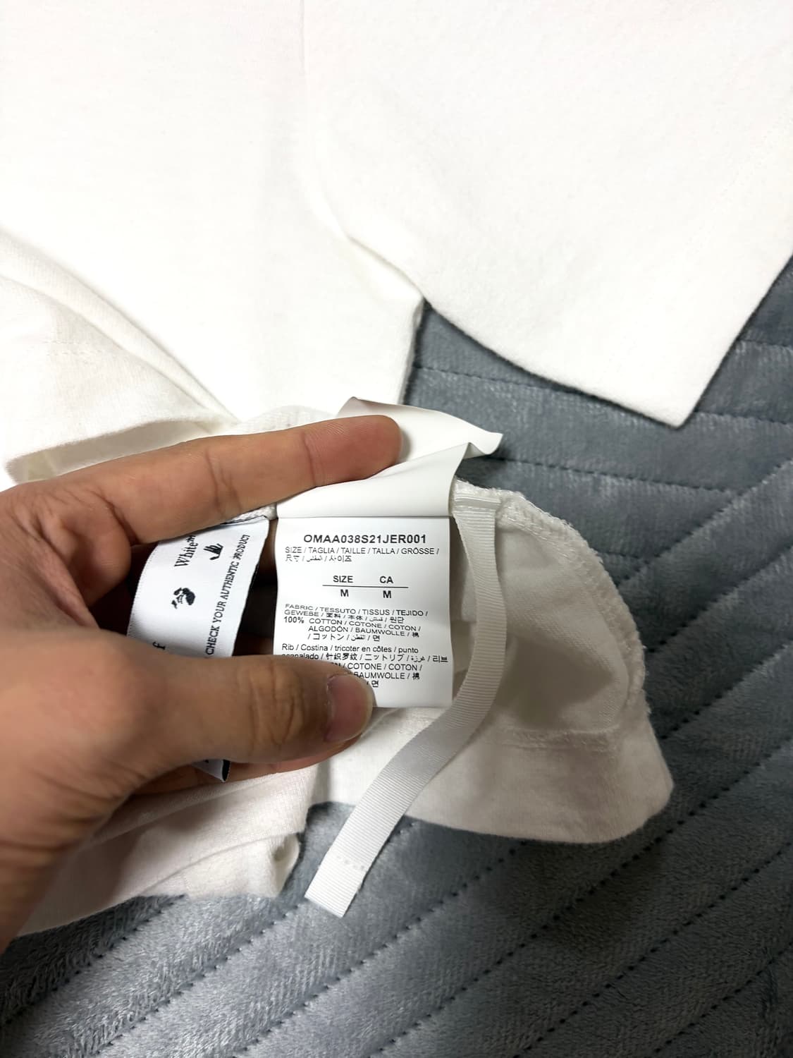 오프화이트 반팔 상품이미지4