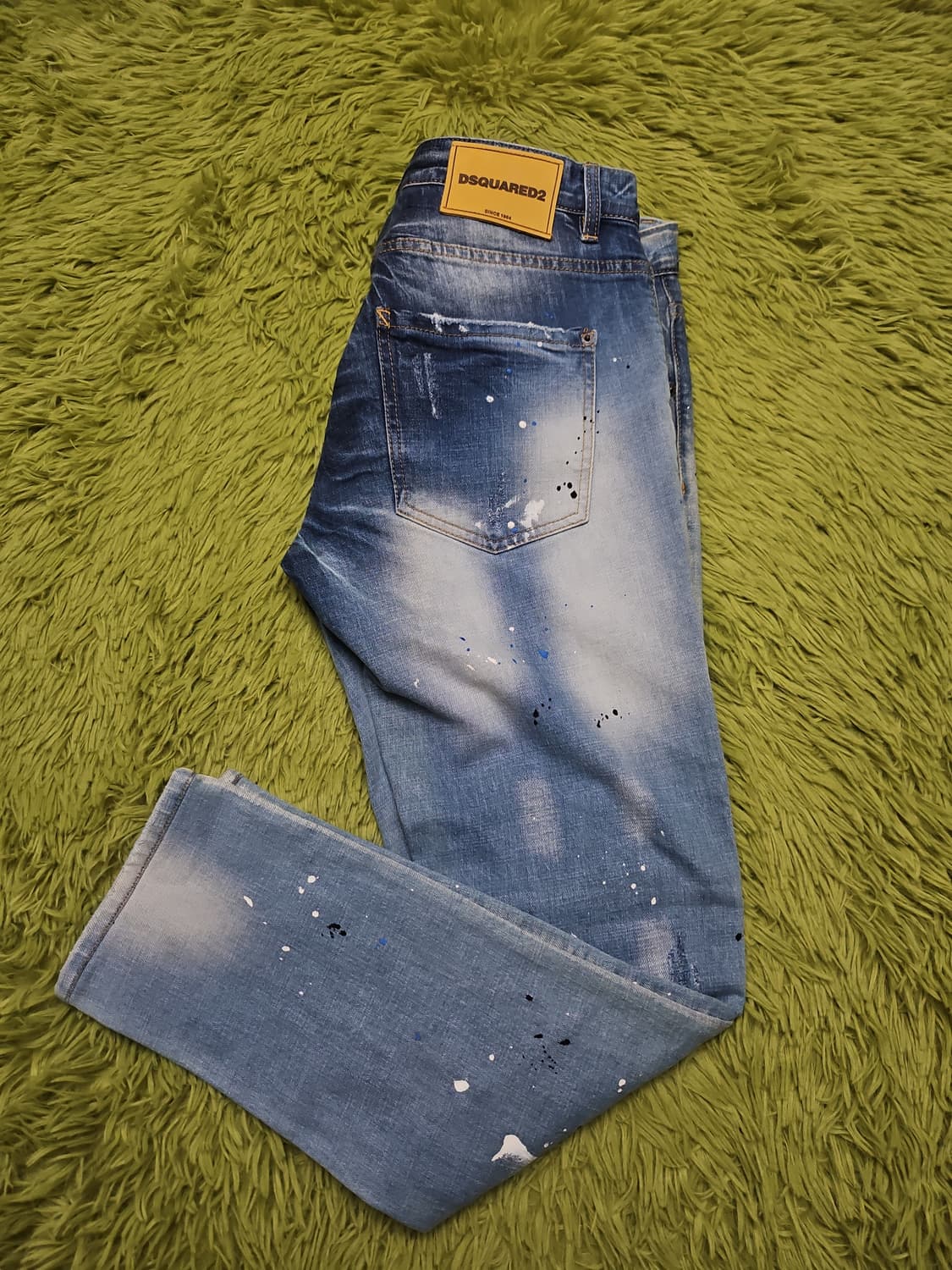 디스퀘어드2 22SS 슬림진 페인팅 디스 데님 (50) 상품이미지1