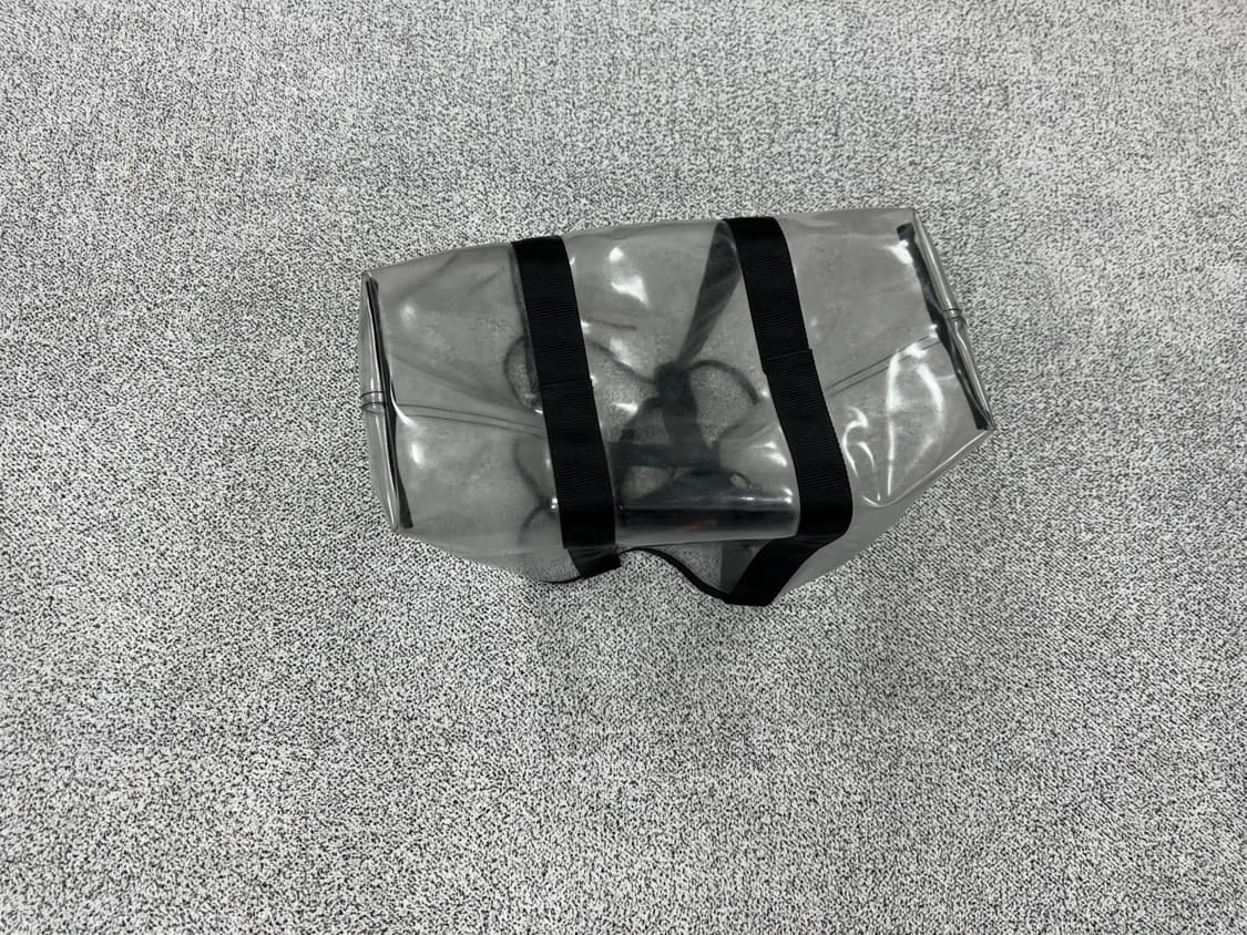 프라다 PVC 클리어 숄더겸 토트 쇼퍼백 상품이미지5