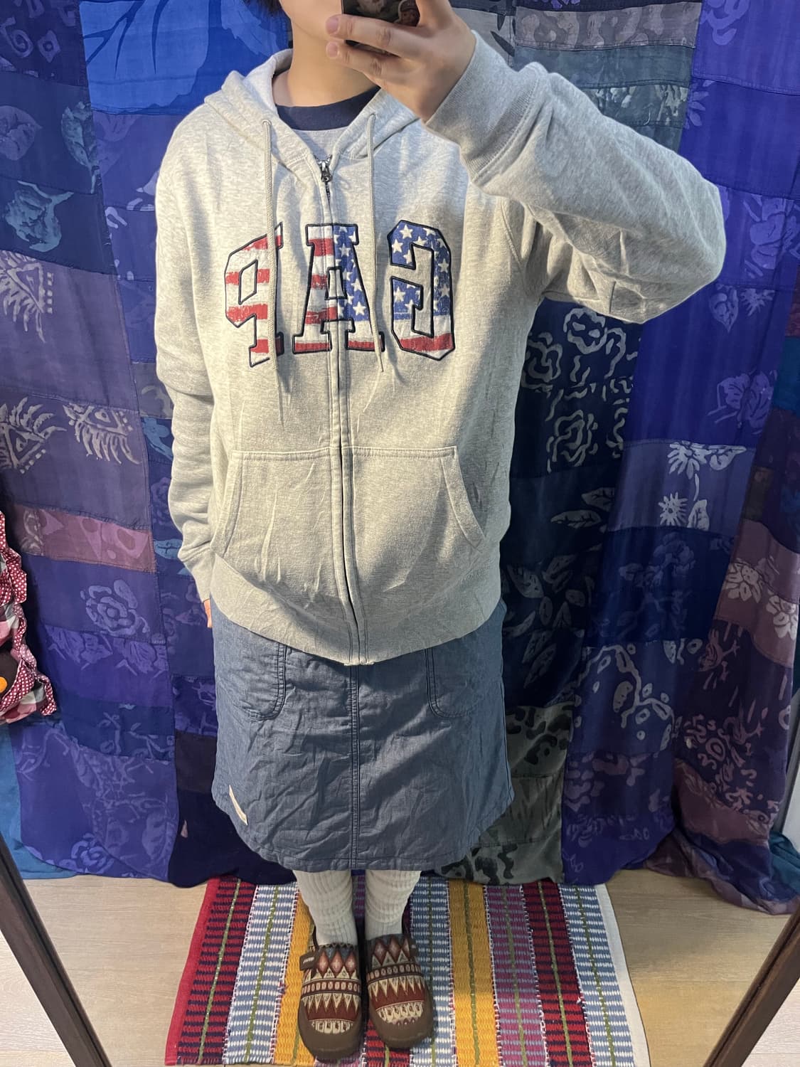 GAP 갭 성조기 후드집업 상품이미지2