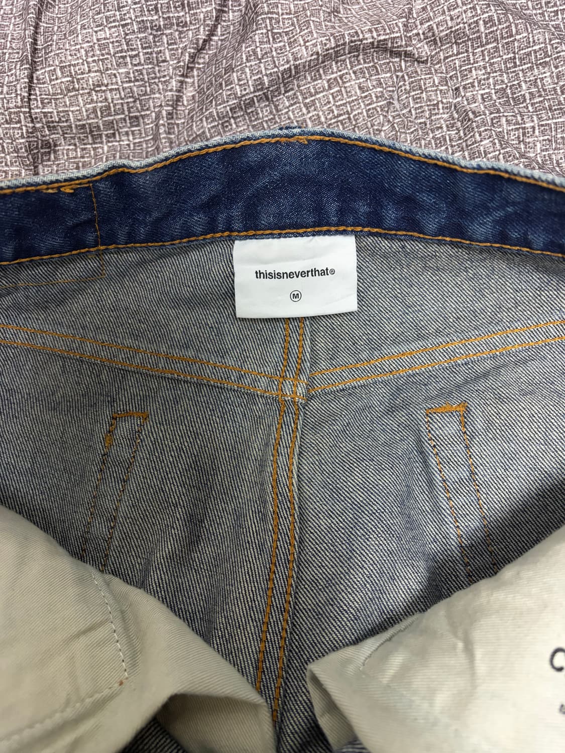 디스이즈네버댓 레귤러진 블루 m사이즈 상품이미지4