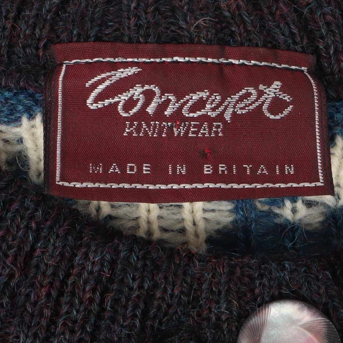 90s Concept 브리티안 울 니트웨어 가디건 상품이미지8