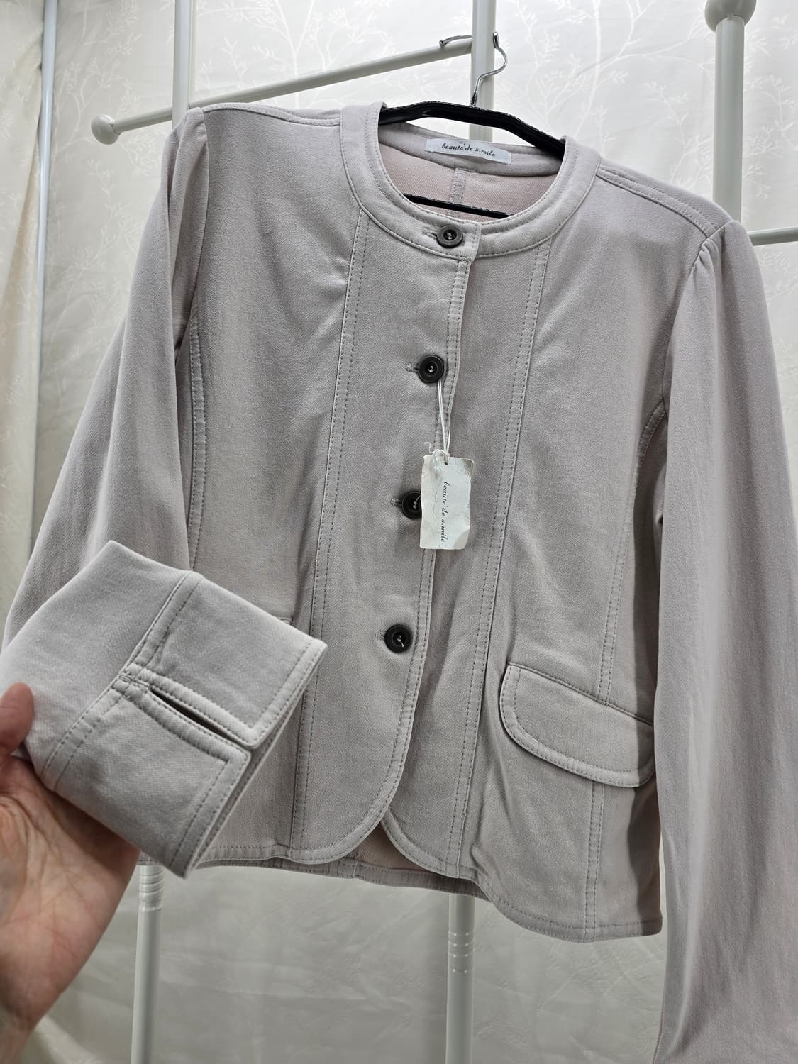 beaute de smile 여성 자켓 아이보리 상품이미지2