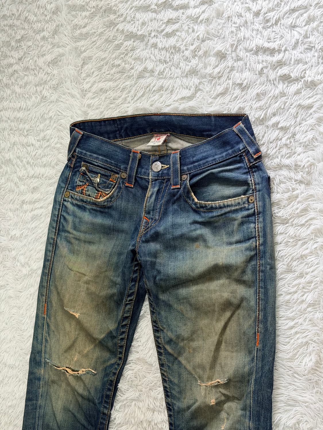 정품 트루릴리전 (True Religion) 스트레이트 진 - 빈티지 워 상품이미지5