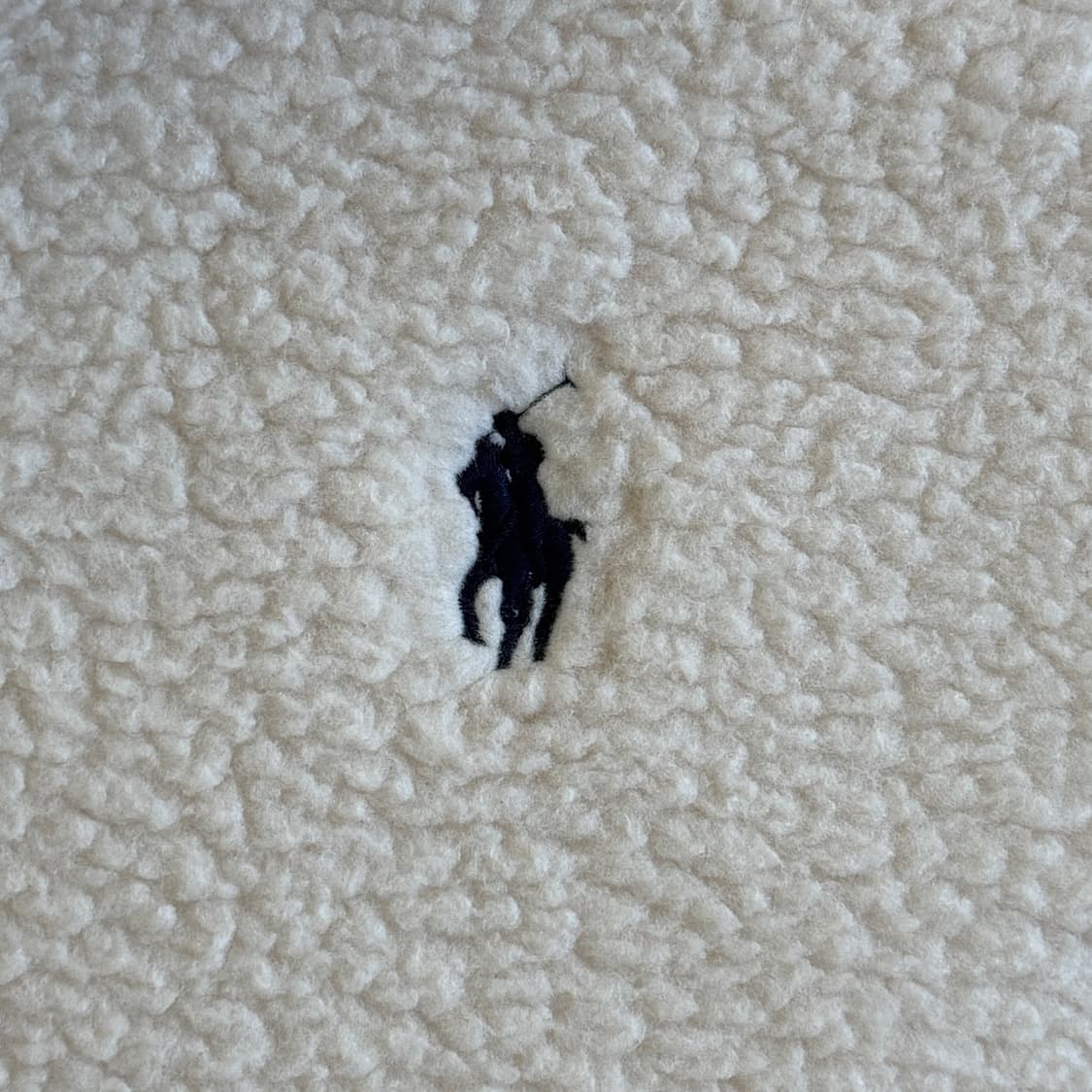 폴로랄프로렌 반집업 뽀글이 후리스 아이보리 상품이미지6