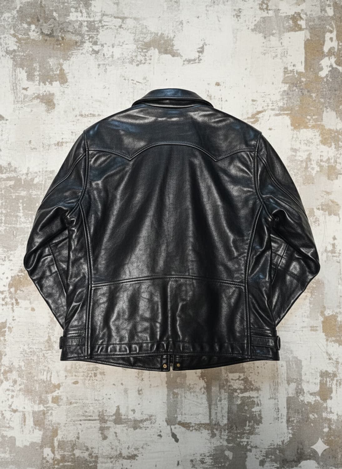 CIDU Leather 말가죽 추정 라이더자켓 XL 상품이미지2