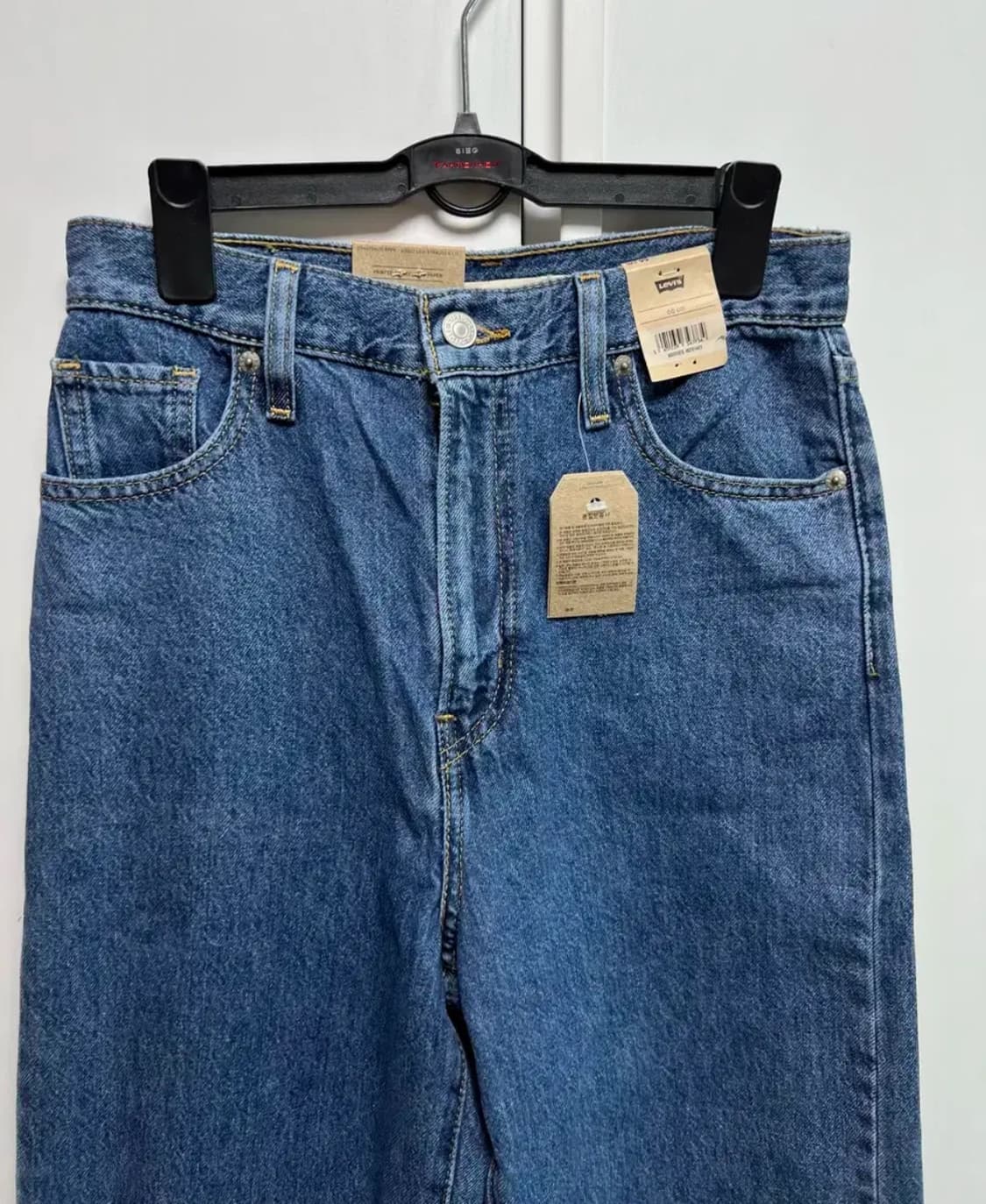 리바이스 하이웨스트 스트레이트 청바지 진 26 대드진 로우프로진 상품이미지3