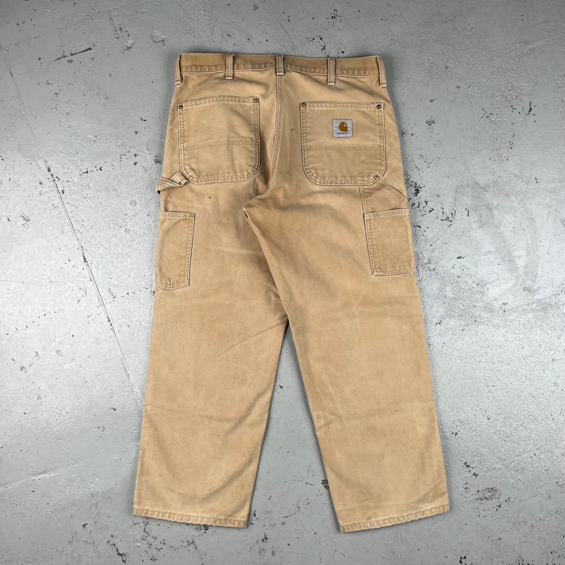 올드 칼하트 더블니 워크팬츠 브라운 62W 상품이미지3