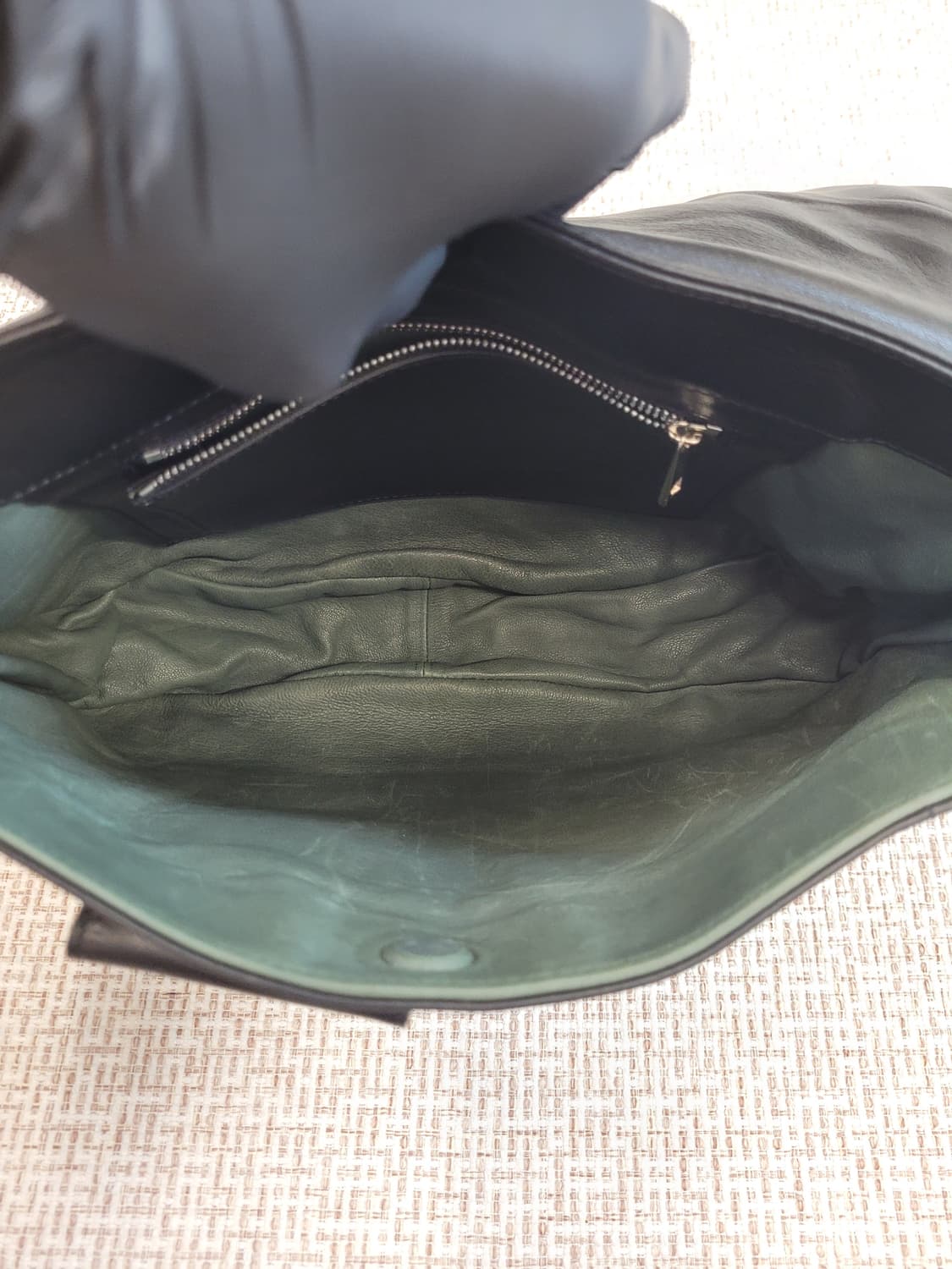 마뗑킴 블랙 레더 체인 숄더백 상품이미지6