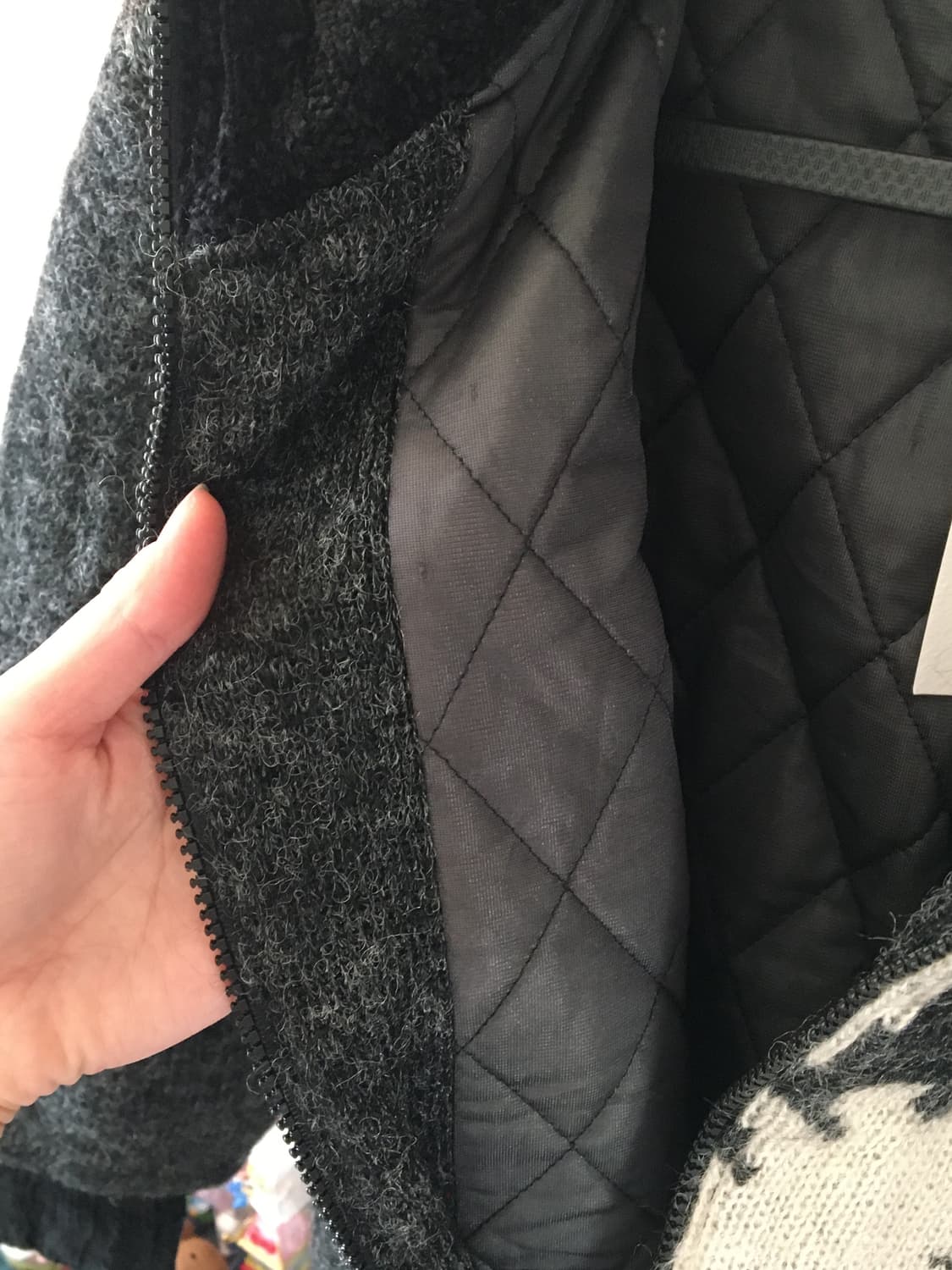 Vintage Ski Bear Nordic Knit Zip-Up 상품이미지7