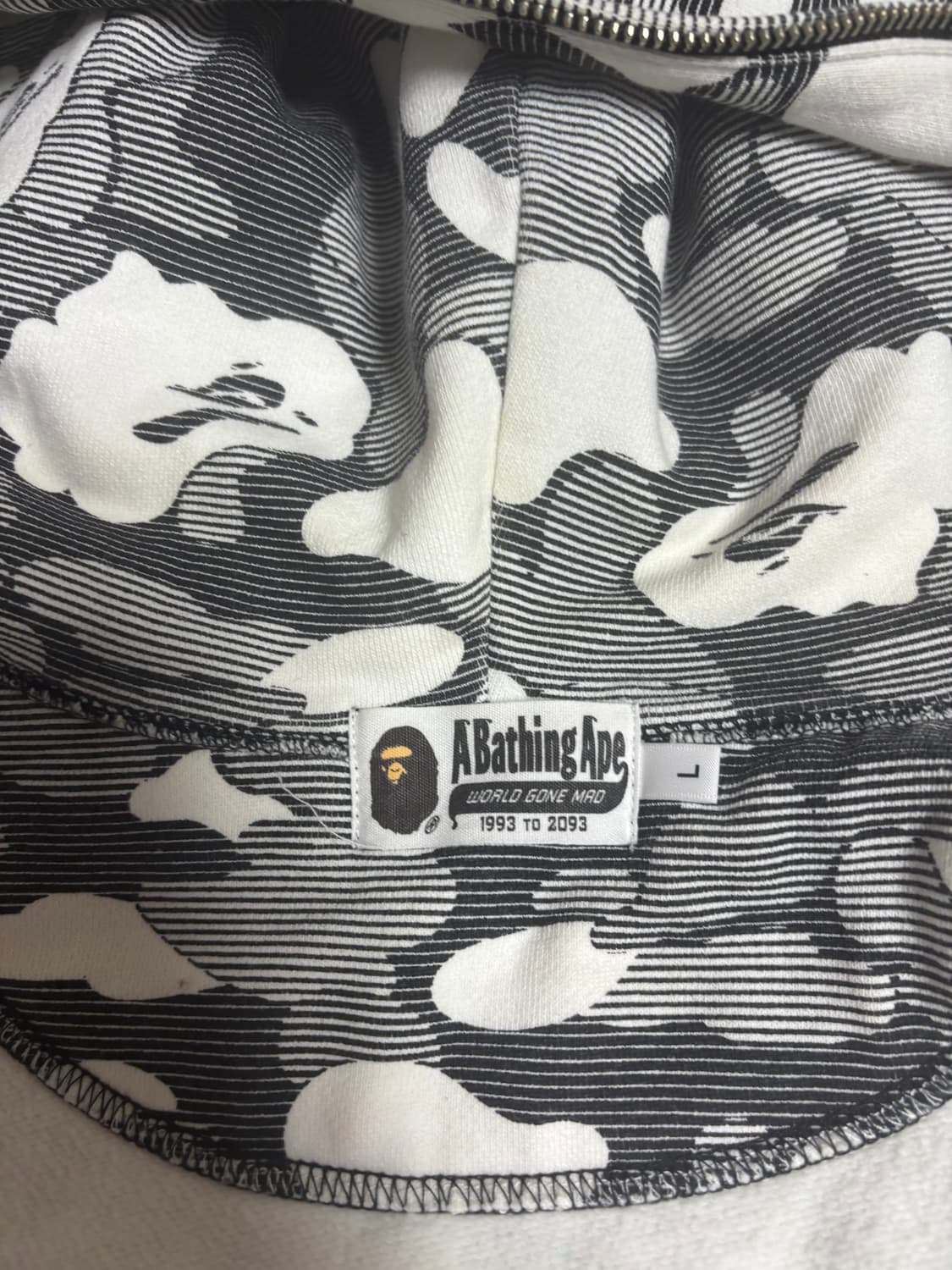 [L] 베이프 abc 카모 후드집업 상품이미지7