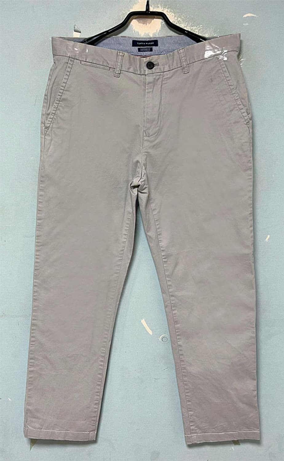 타미힐피거 남자 면바지 춘추 치노팬츠 캐주얼 솔리드스키니핏 스판 L 32 상품이미지1