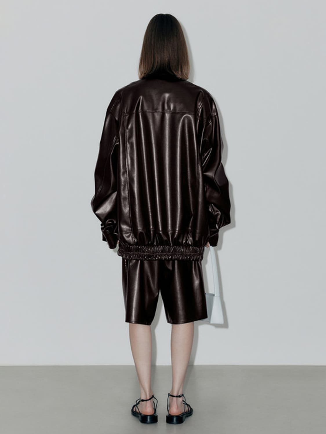 Low classic 가죽자켓 다크브라운 상품이미지2