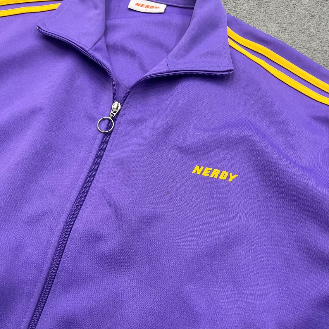 L 널디 퍼플 져지 트랙자켓 상품이미지3