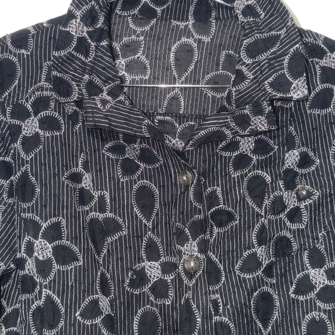 Black Flower Jasu Top 상품이미지2