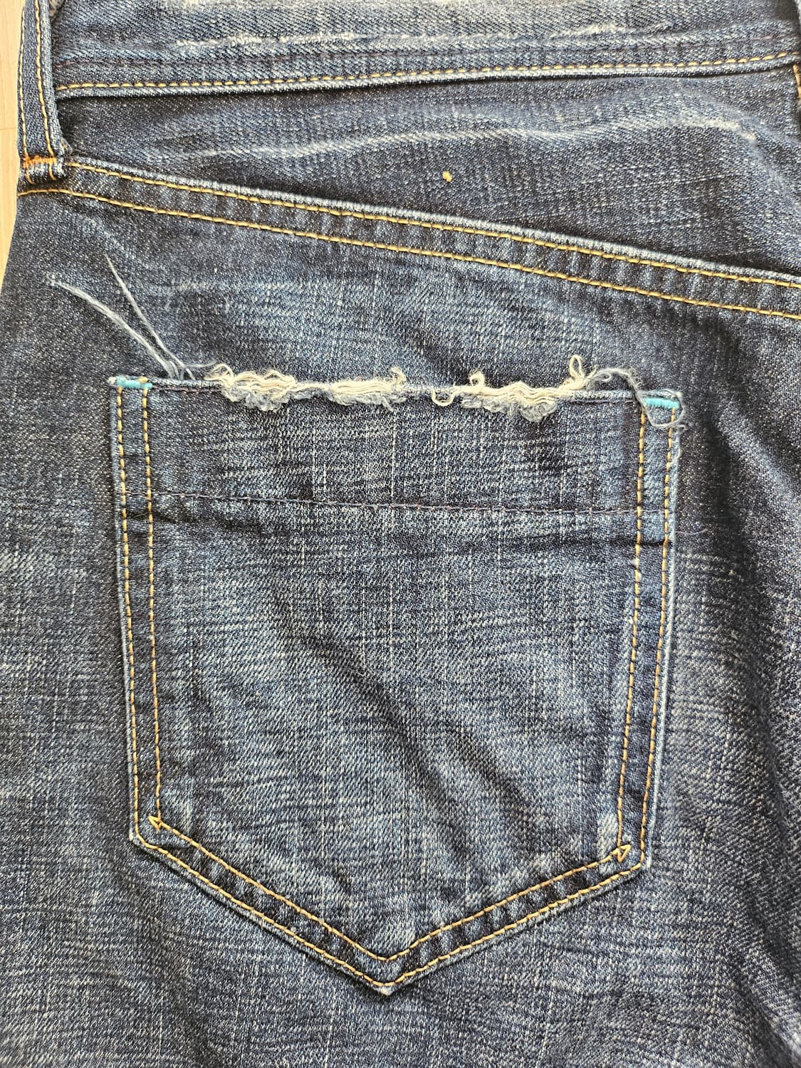 리바이스 707 셀비지 플레어 데님팬츠 상품이미지7