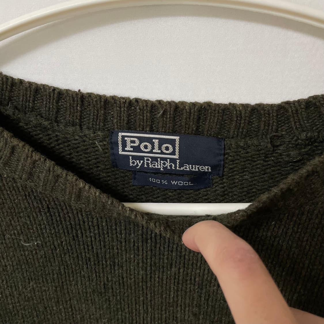 [ L ] 폴로 랄프로렌 여성 울 라운드 니트 상품이미지3