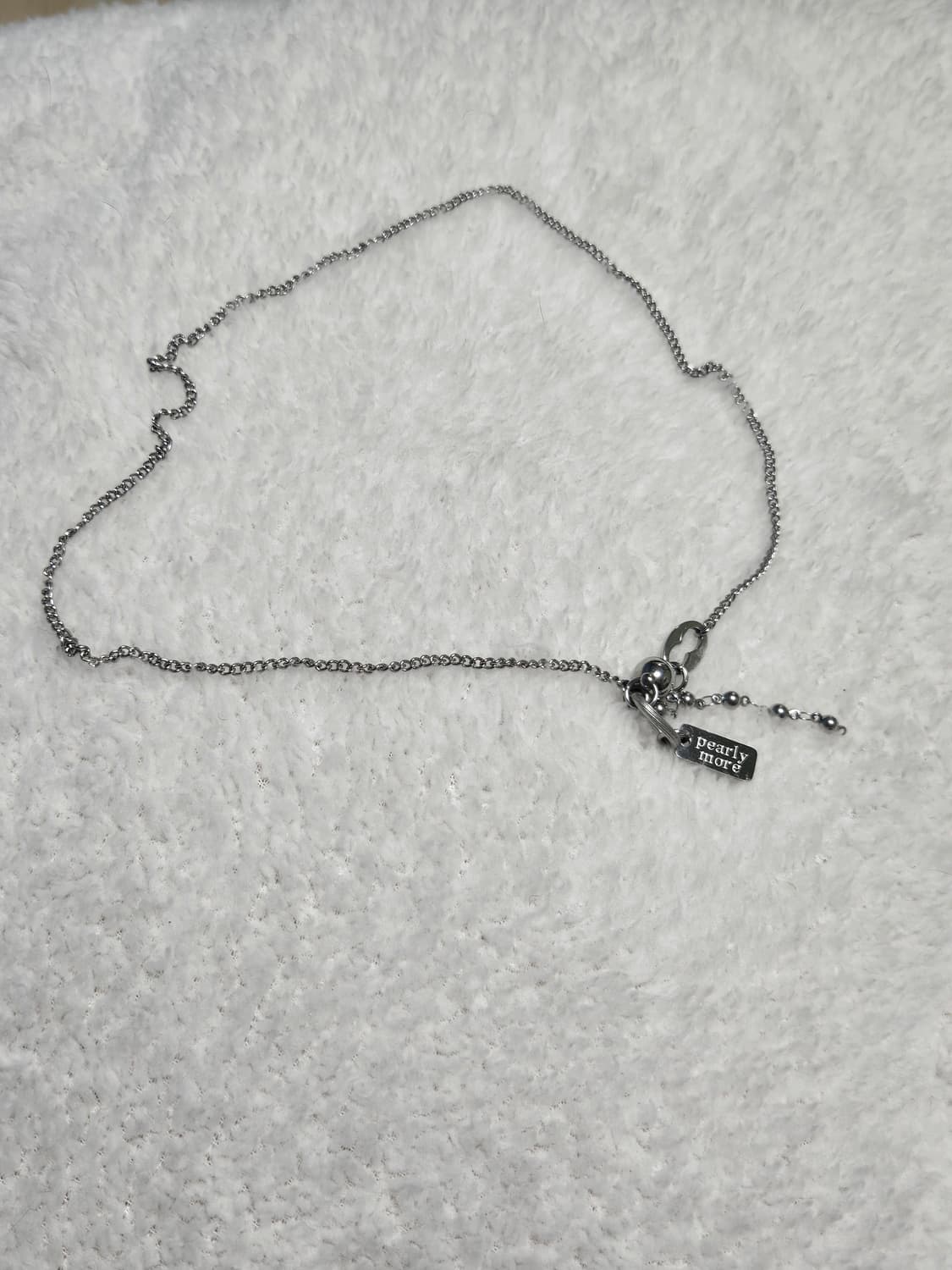 펄리모어 마그넷 체인 드롭 써지컬 목걸이 상품이미지2