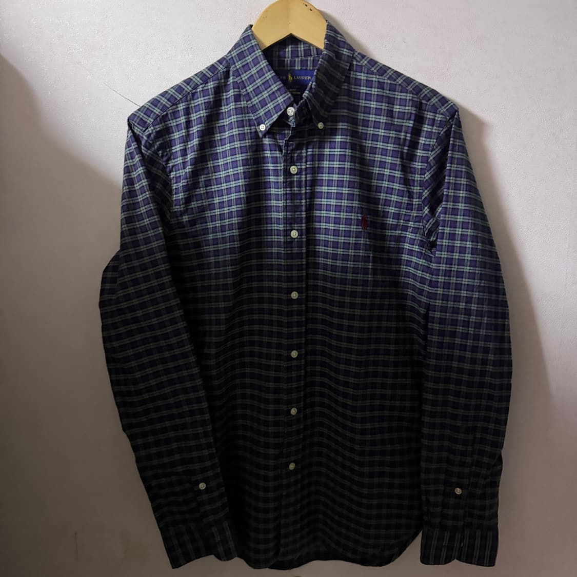폴로 랄프로렌 빈티지 체크 남성 셔츠 슬림 M (95-슬림100) 상품이미지1