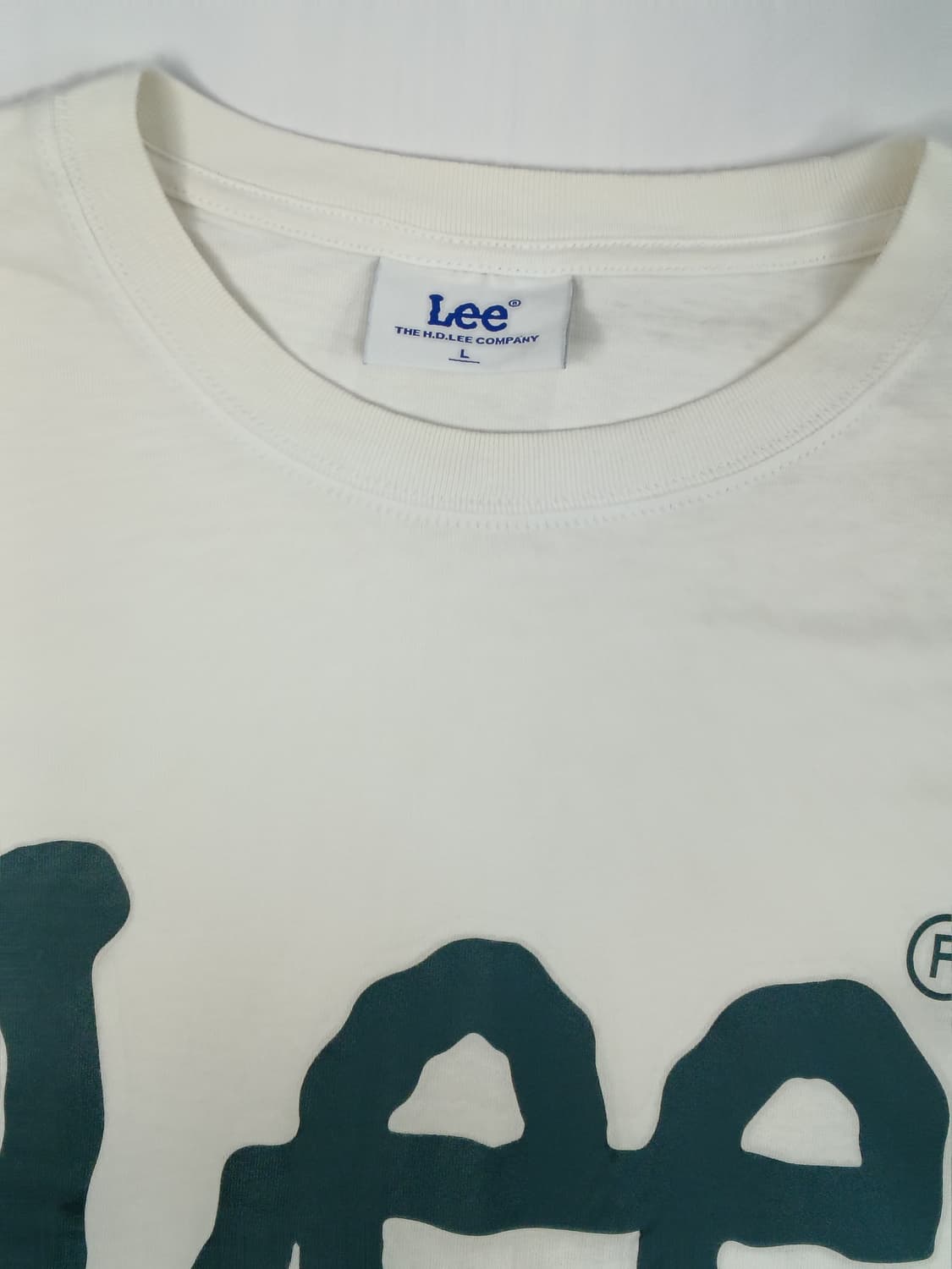 LEE 반팔 티셔츠 화이트 상품이미지3