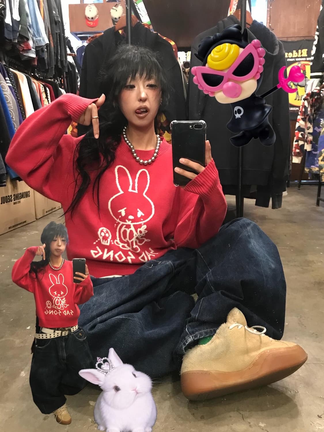 Hysteric Glamour Rabbit Knit ( 주인장 원픽 ) 상품이미지1