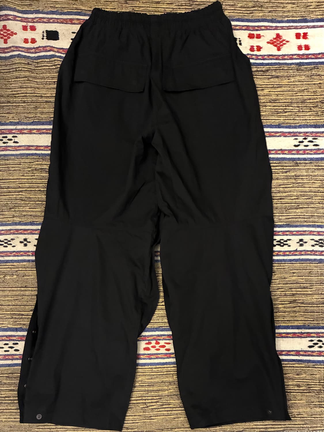 (M)ETCE 이티씨이 나일론 립스탑 더블니 라운지 와이드팬츠 상품이미지6