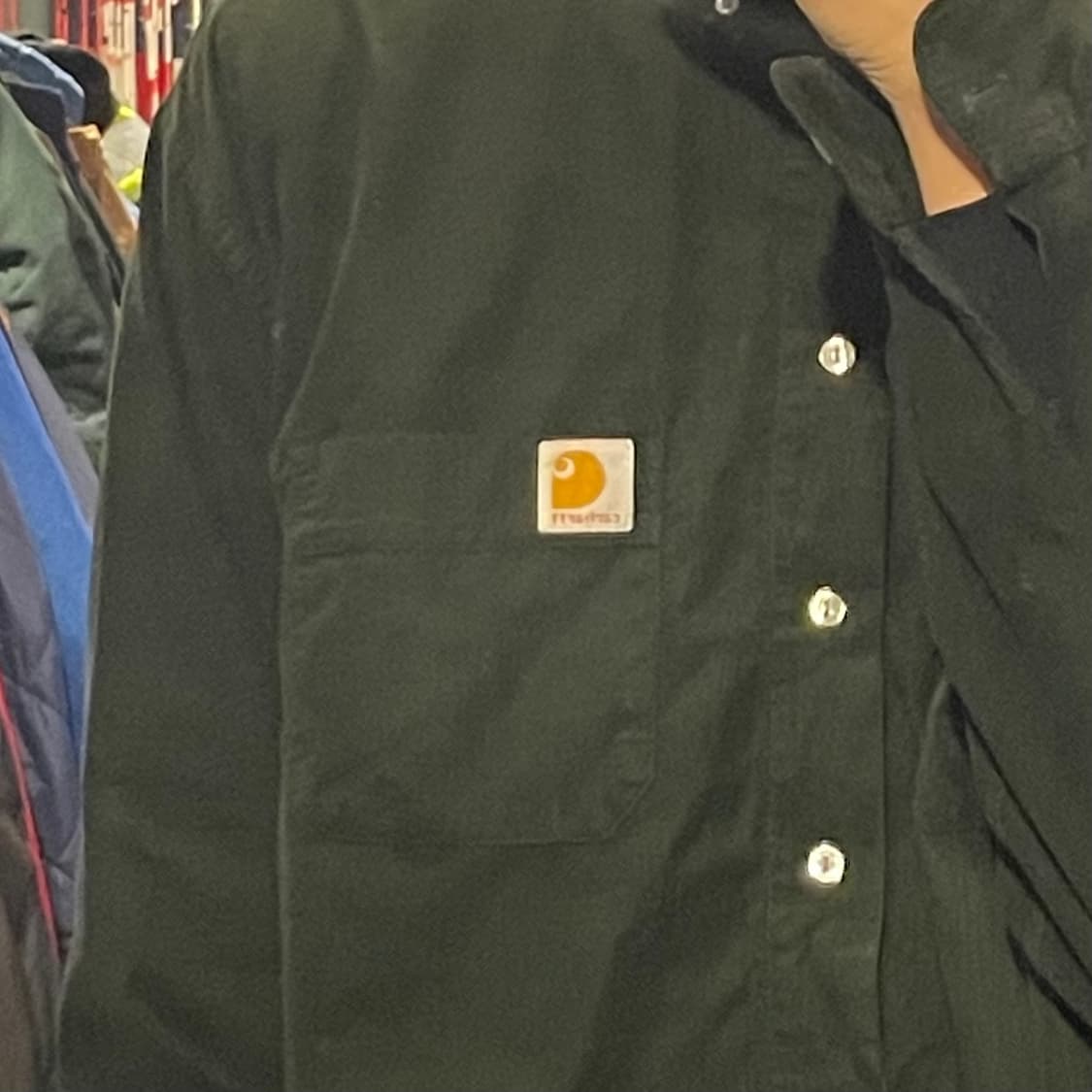 [IM] carhartt 칼하트 딥그린 코듀로이 셔츠 상품이미지6