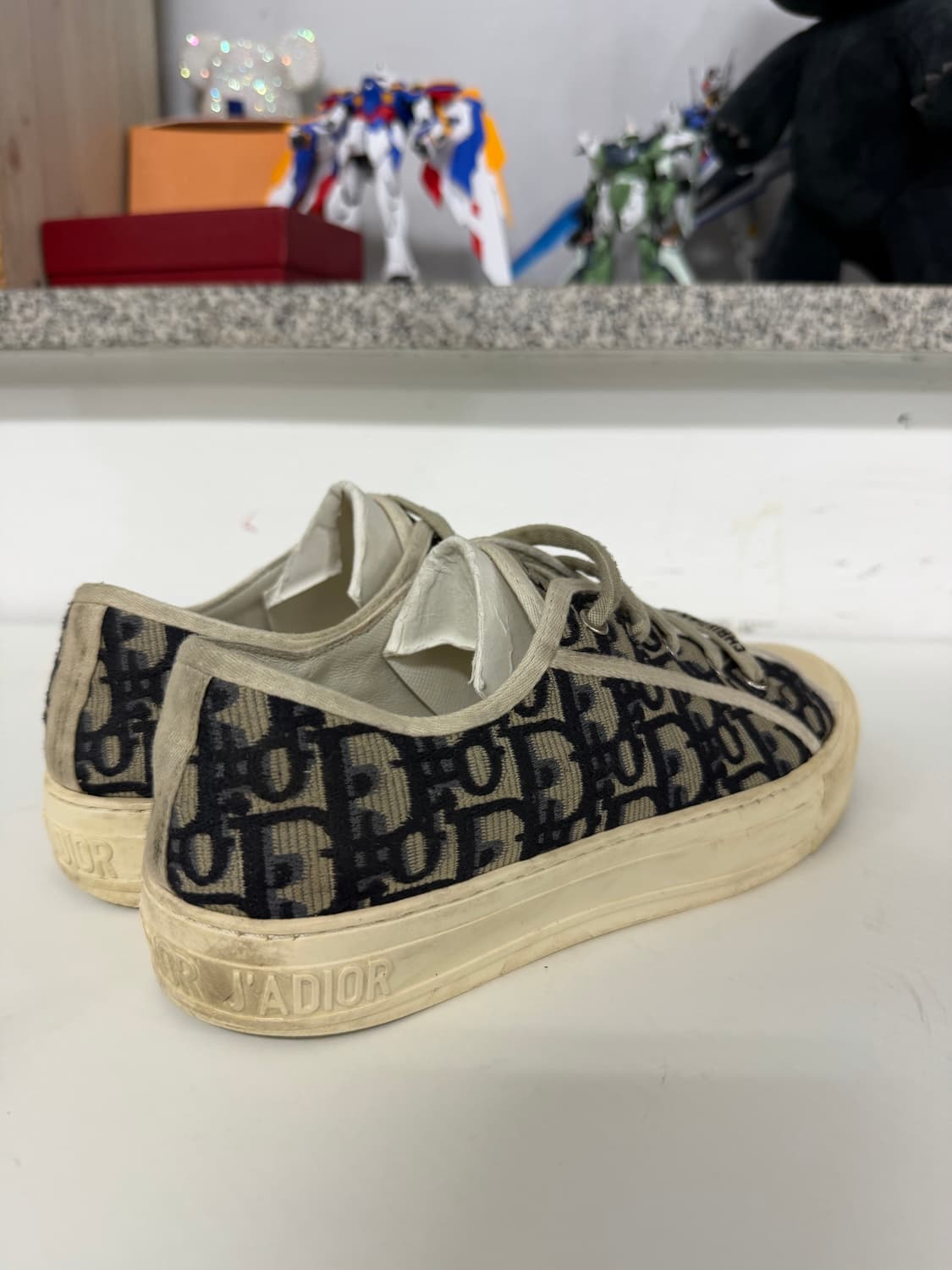 정품) 디올 오블리크 스니커즈 로우 36 상품이미지4