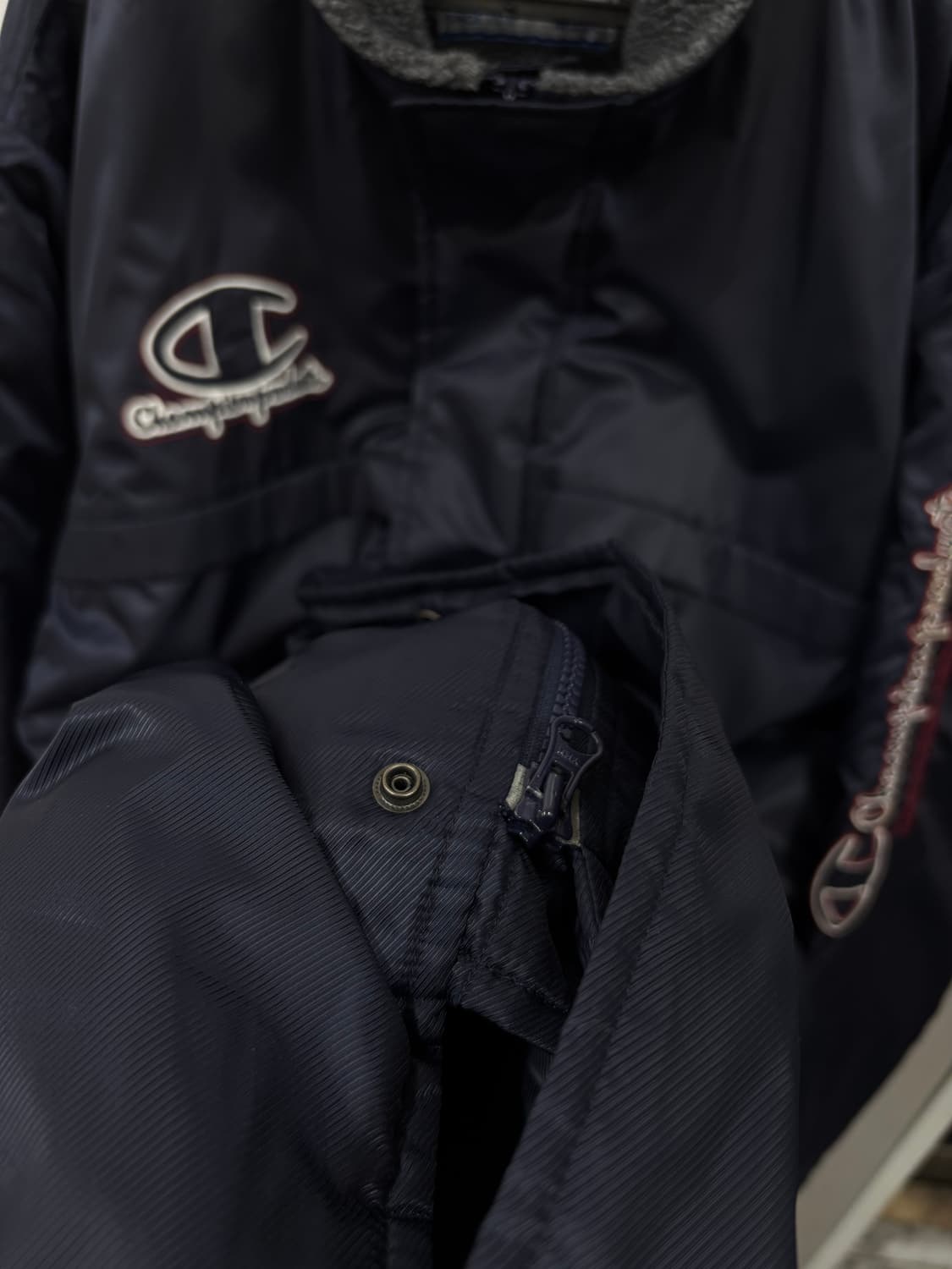 챔피온USA 양털 롱점퍼 상품이미지7