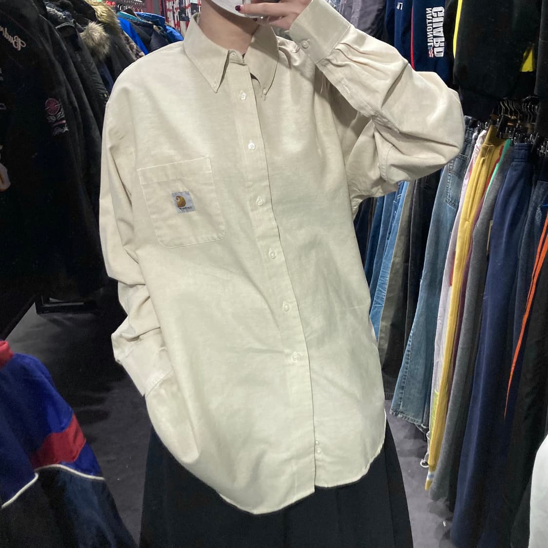 [IM] 칼하트 워크셔츠 오트밀 상품이미지3