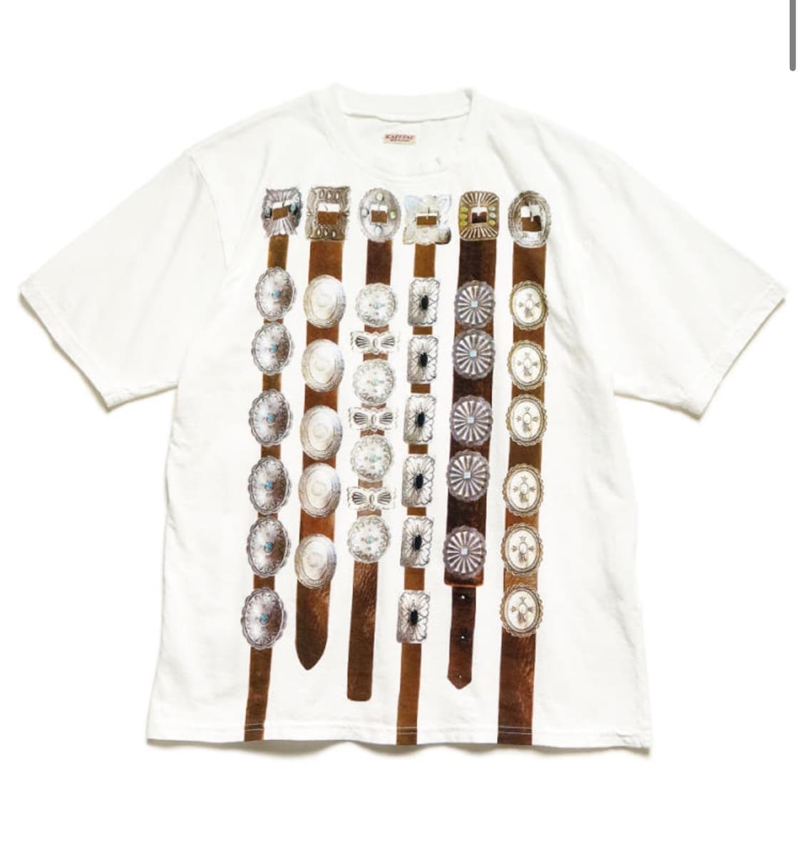 캐피탈 콘초 티셔츠 화이트 전사이즈 대리 픽업 상품이미지1