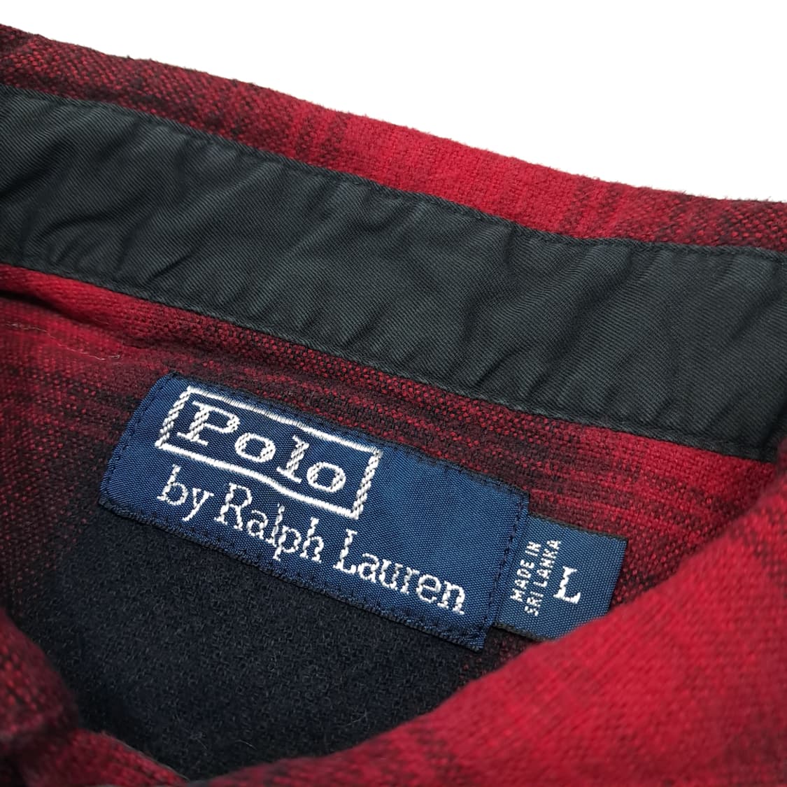 CL627 L 폴로 90s 버팔로 체크 웨스턴 RLPC 셔츠 남방 상품이미지3