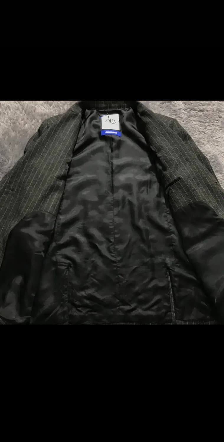 [[L, A급, 공용]@ 자라x아더에러 스트라이프 오버사이즈 블레이져 상품이미지2