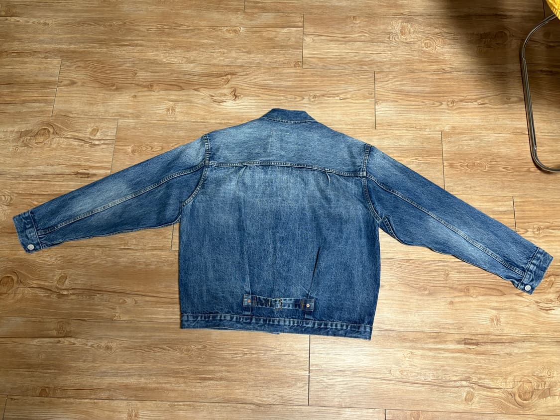 아웃스탠딩 1세대 셀비지 데님자켓 연청 상품이미지3