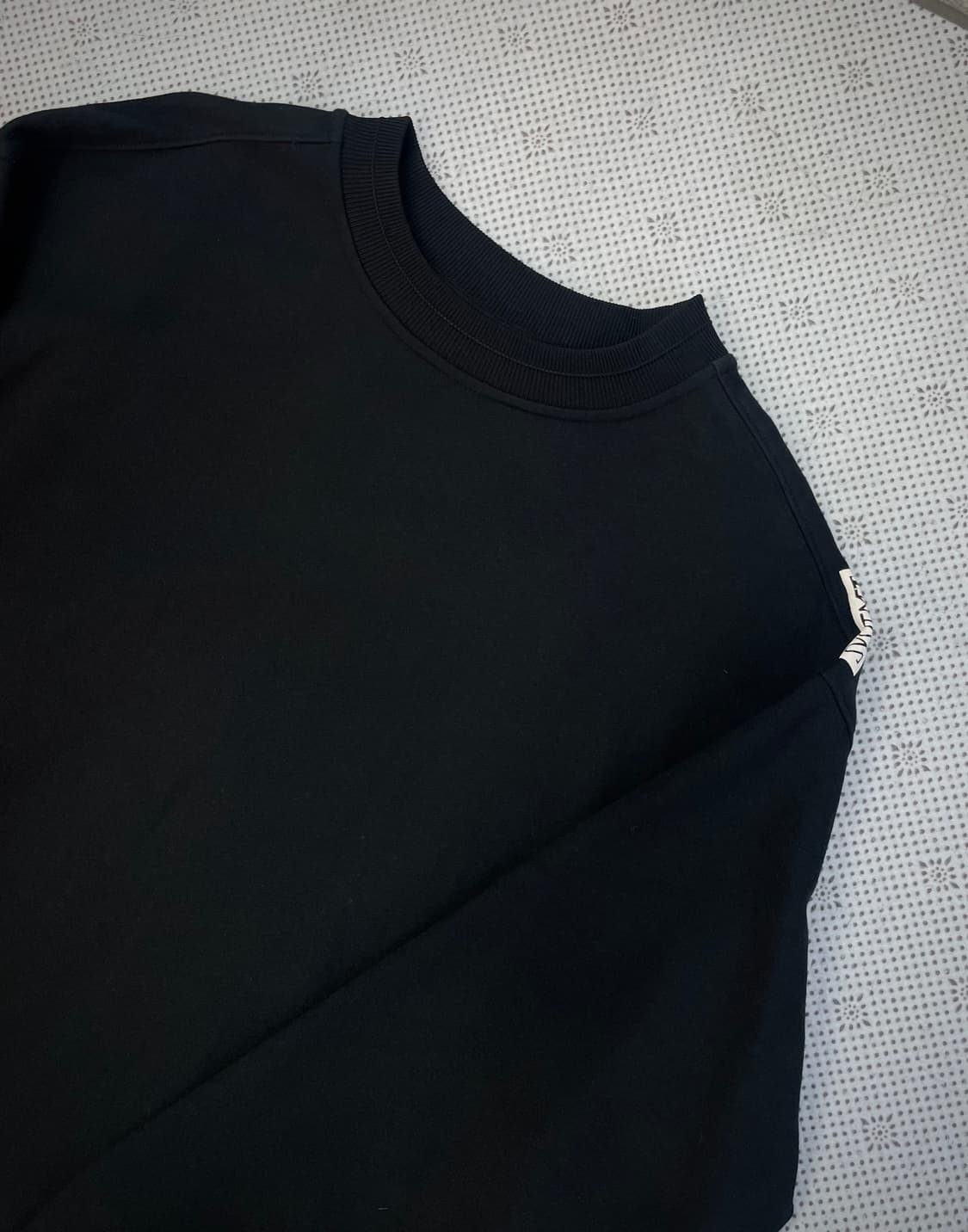 100/ 시스템 믹스매치 레이어 사이드절개 맨투맨 상품이미지2