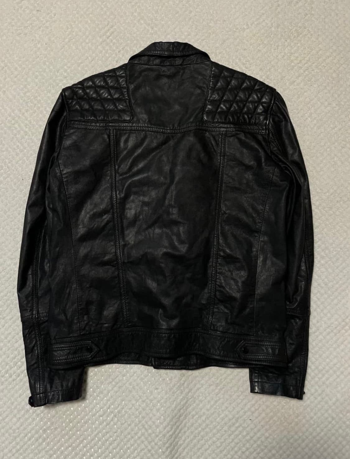 ALL SAINTS 올 세인츠 웨스턴 무드 쿠시로 바이커 레더 자켓 상품이미지2