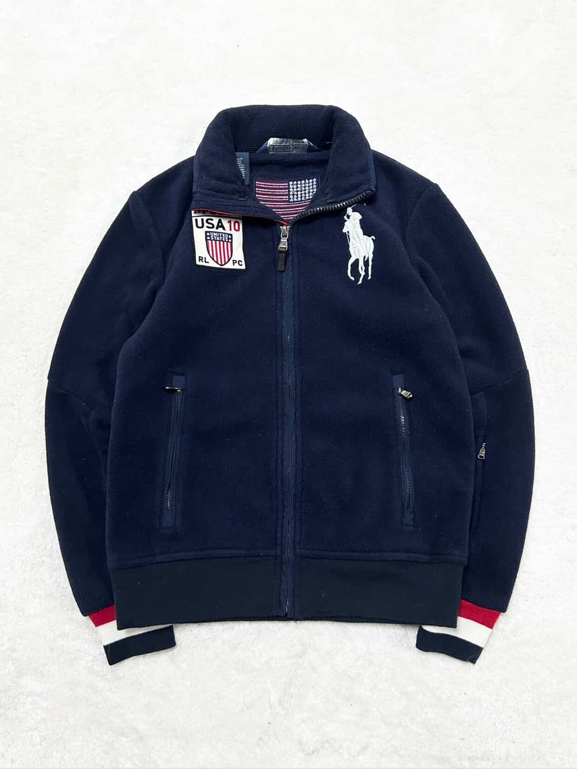 폴로 USA 빅포니 네이비 플리스 집업 상품이미지6