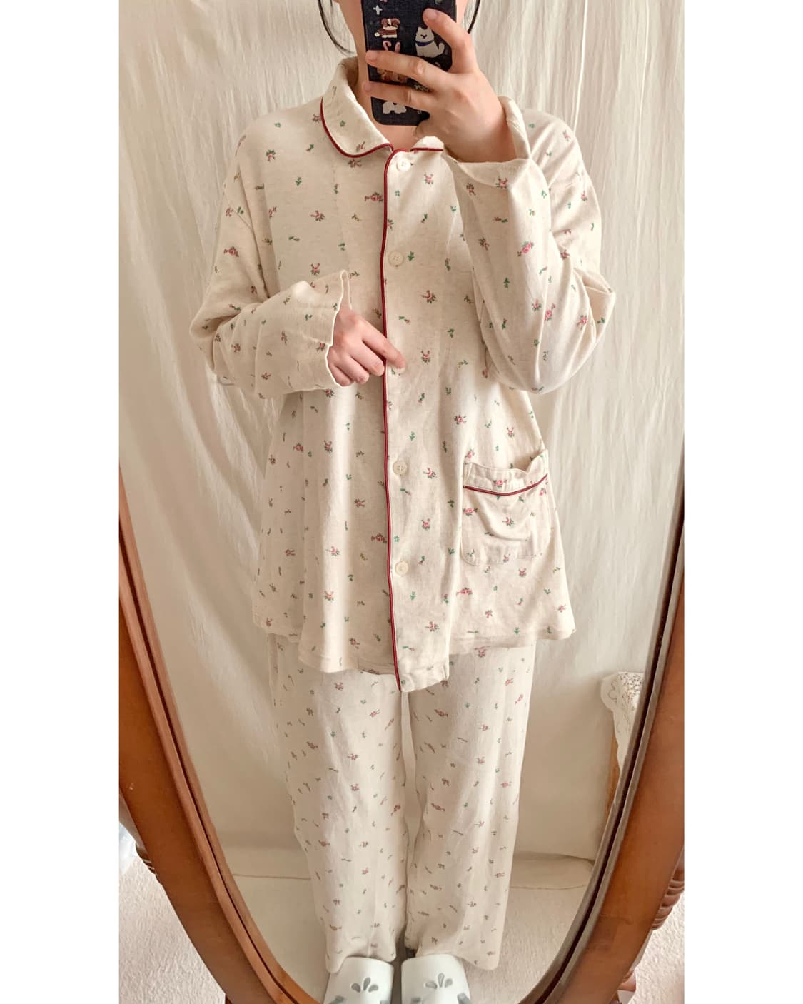 핀터레스트 잔꽃 파자마 상품이미지1