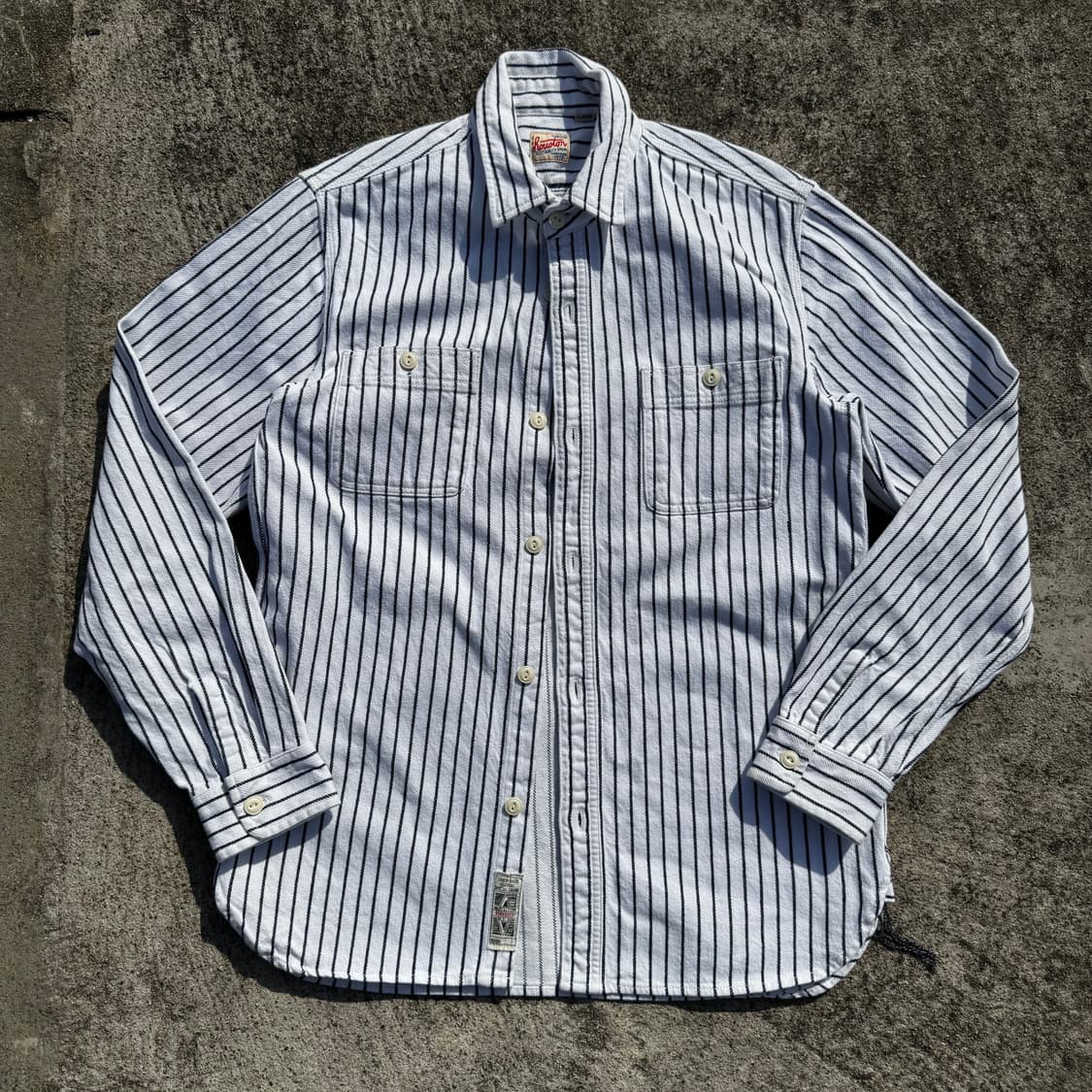 [XL] Houston 휴스톤 히코리 스트라이프 데님 셔츠 상품이미지1
