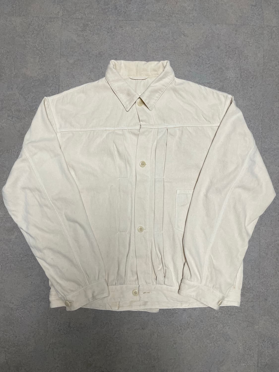 코모리 실크넵 타입원 에크루 comoli silk nep type 1st 상품이미지1