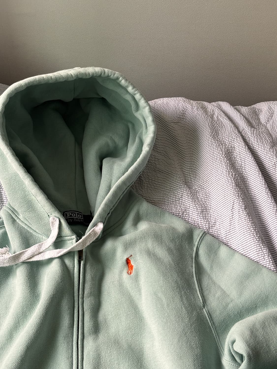 남들과 다른 컬러 — Polo Ralph Lauren 민트 후드집업 M 상품이미지1