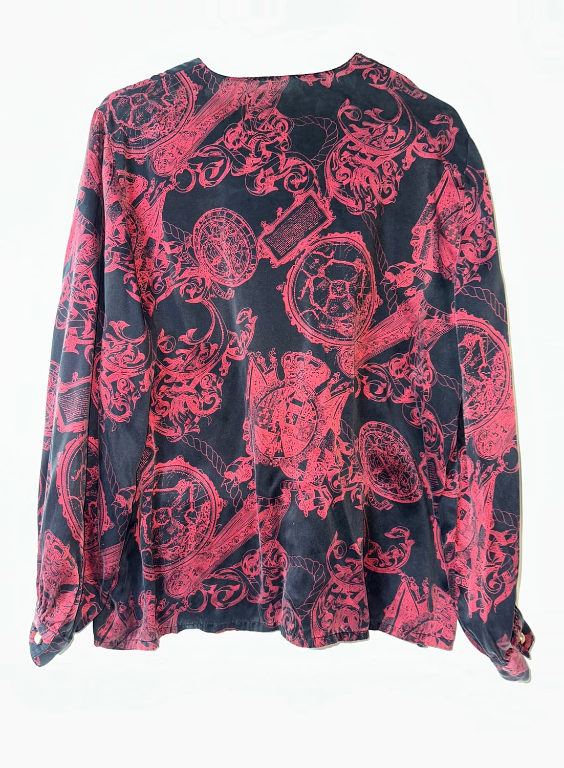 고딕 고스 펑크 블라우스 상품이미지2