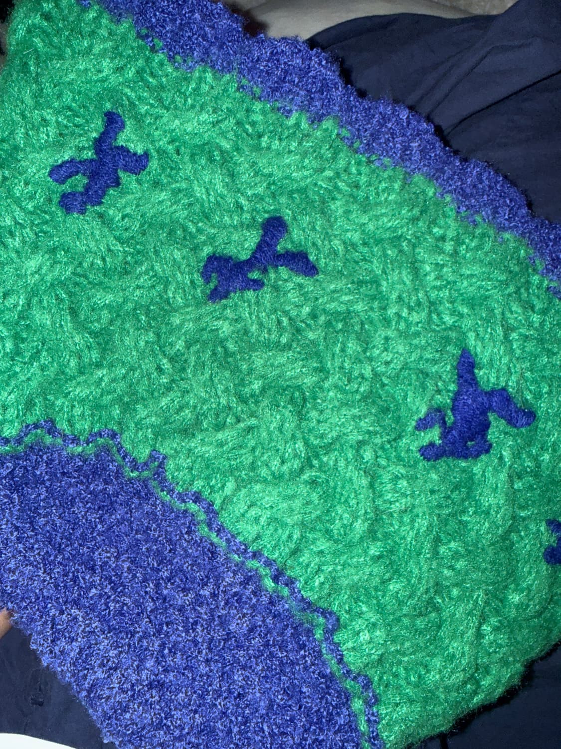 [kidsuper] 키드 수퍼 크로쉐 비니 한번도 안씀 상품이미지2