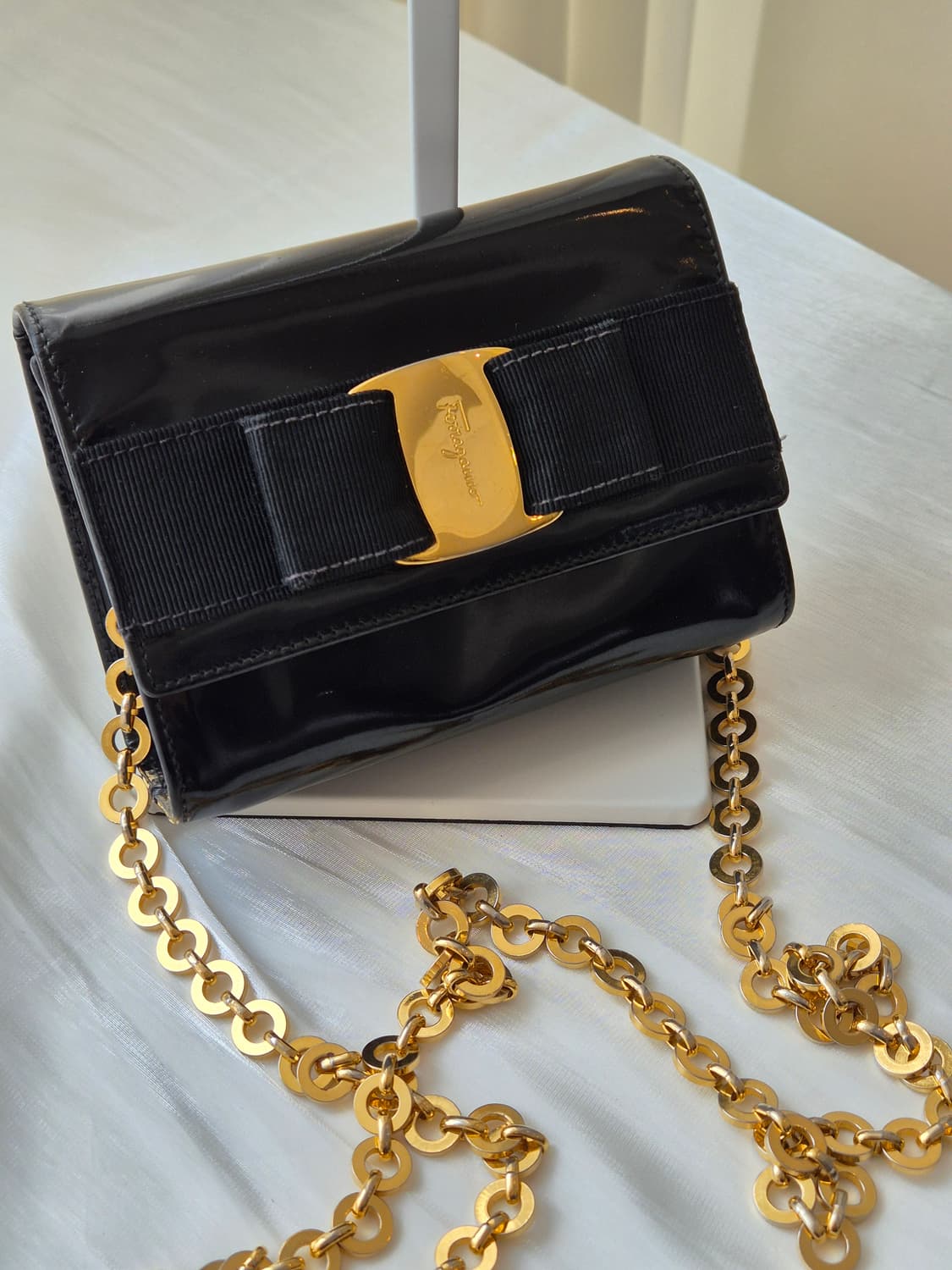 [정품] 페라가모 바라 리본 미니 체인백 상품이미지2