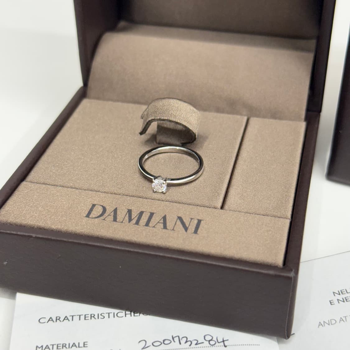 [9호] 다미아니 화이트 골드 다이아 링 - 20073284 상품이미지3