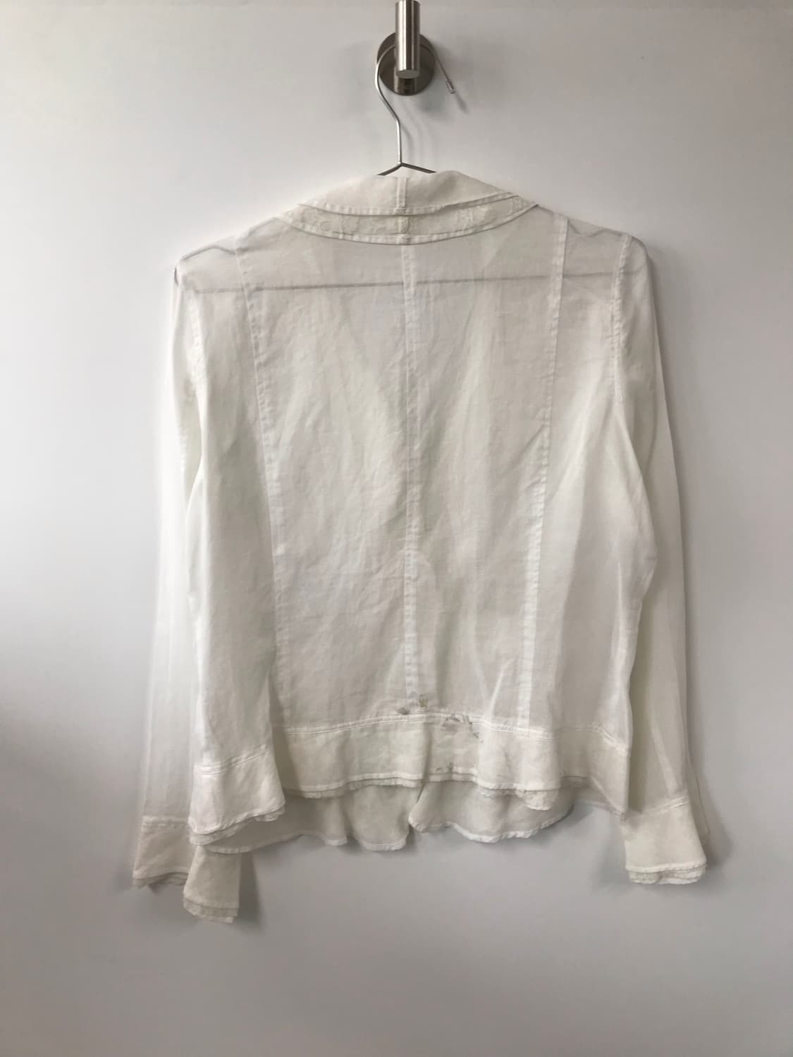 빈티지 레이스 화이트 린넨 자켓 상품이미지5