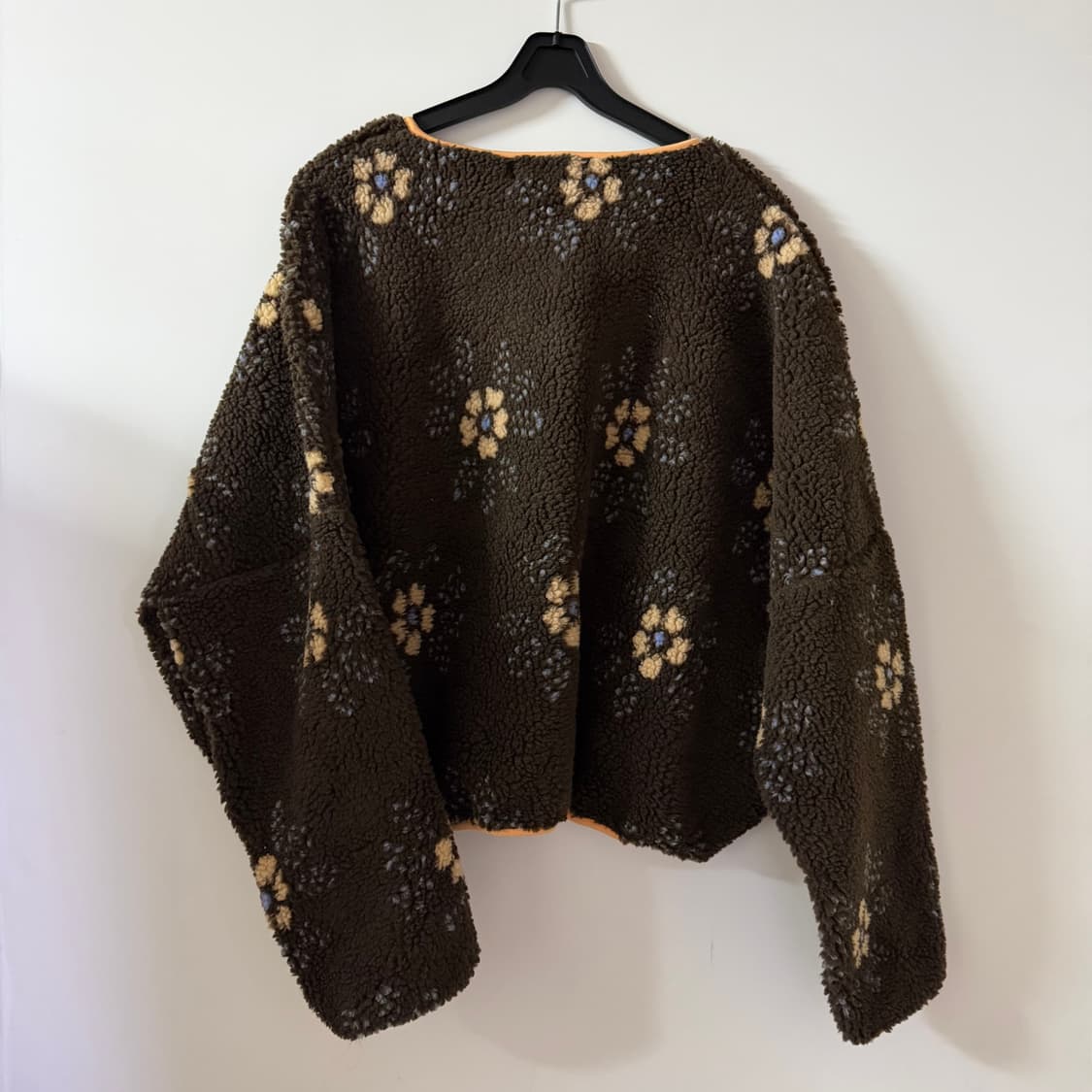 새상품 여자 플리스 플라워 반집업 상품이미지5