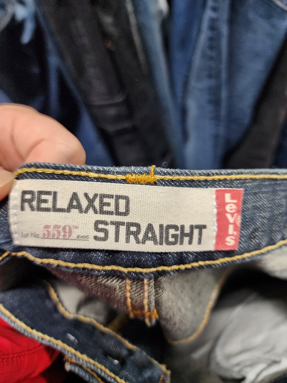 (빅사이즈) 리바이스 559 청바지 데님 상품이미지4